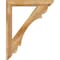Ekena Millwork Olympic Slat Rough Sawn Bracket, Western Red Cedar, 4"W x 32"D x 40"H BKT04X32X40OLY06RWR - alternate 2